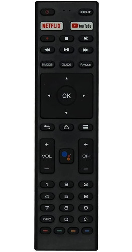 Controle Remoto Compatível Tv Jvc Smart 4k Netflix Youtube