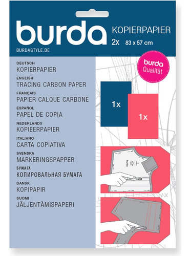 Tracing Carbon Paper 1 X Blue 1 X Red By