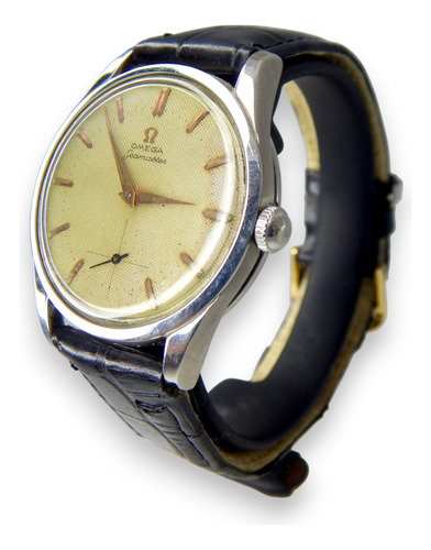 Reloj Omega Seamaster Ref. 2937-2 Calibre 267 (1957) Negro Plateado Caqui (Usado)