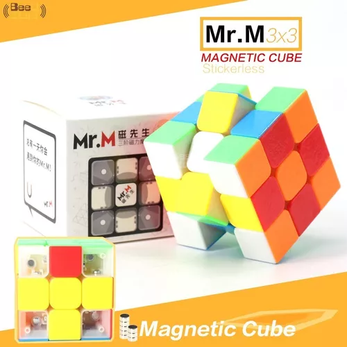 Cubo magico magnetico shengshou mr m 3x3x3