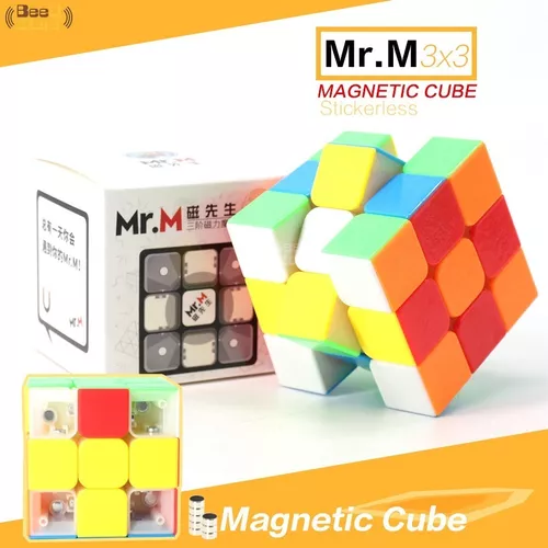 Cubo Mágico Profissional Magnético Mr. M Shengshou