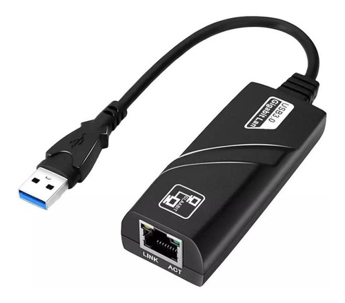 Cabo Adaptador De Rede Usb 3.0 Rj45 10/100/1000mbps Gigabit