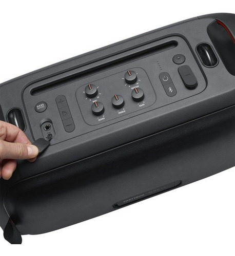 Bocina Jbl Partybox On-the-go Portátil Con Bluetooth Waterpr Black
