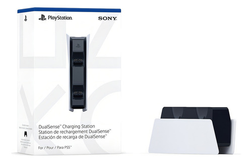 Cargador para mandos de videojuegos Sony DualSense Charging Station blanco