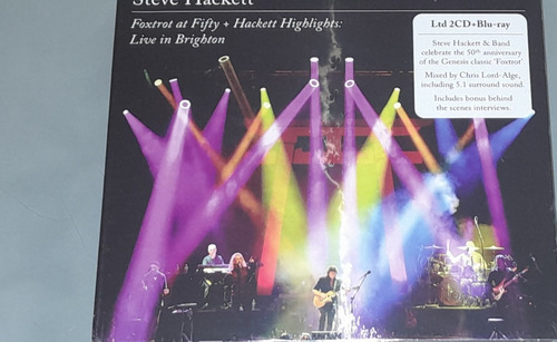 Foxtrot At Fifty + Hackett Highlights 2cd/br Hackett, Steve