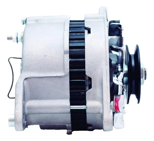 Alternador 12 Volts 70 Amper Universal T/ Indiel Con Regulador Y Polea , Salida Luz Piloto Y Rpm