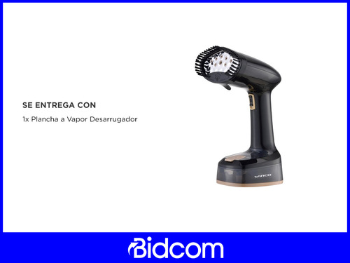 Desarrugador Por Vapor Winco W2008 Portatil 1600w Negro