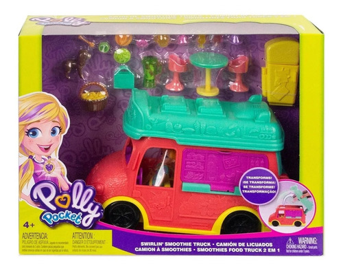 Polly Pocket Camión De Licuados Food Truck - Mattel