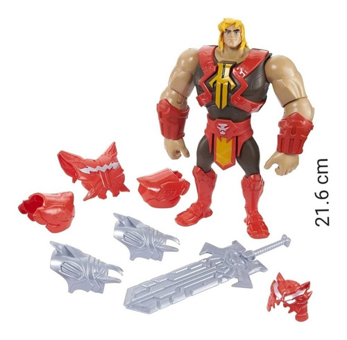 He Man Figura Delux 21cm Masters Of The Universe Animated