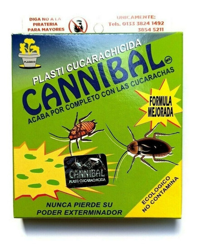 Paquete 3 Cannibal Elimina Eucarachas Eficaz Fácil De Usar