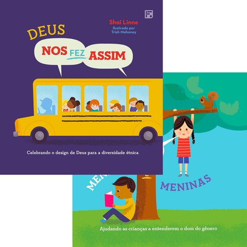 Kit Livro Infantil - Deus Nos Fez Assim + Deus Fez Meninos E Meninas