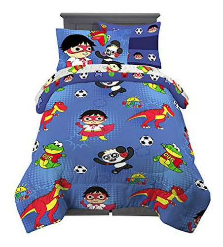 Franco Kids Bedding Juego De Edredón Y Sábanas Supersuaves C