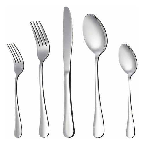 Lianyu 20 Piece Silverware Flatware Cutlery Set, Stainles