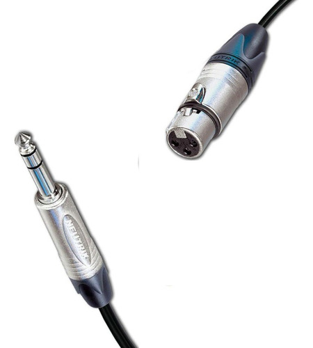 Cable Xlr Hembra A Plug Trs Neutrik Original De 20 Metros