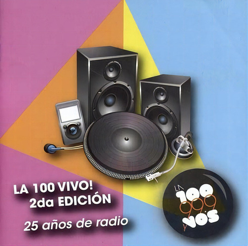 Cd - La 100 Vivo! 2da Edicion - Varios Interpretes