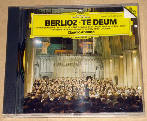 Claudio Abbado Berlioz Te Deum Cd Ingles / Kktus 