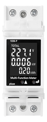 Pantalla Lcd De Voltímetro De Potencia Con Frecuencia De Pot