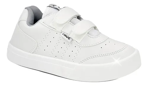 ZAPATILLAS PARA BEBES Y NIÑOS BLANCA ECOCUERO