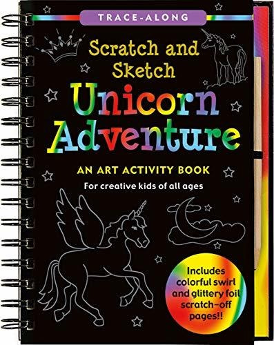 Unicorn Adventure Rasca Y Dibuja Un Libro De Actividades Art