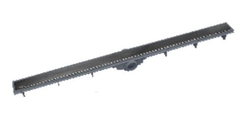 Imagen 1 de 6 de Desague Lineal C/sifón Amanco Pvc Acero Inox Cromo 90 Cm
