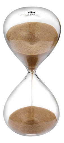 Reloj De Arena Cncj 5 Minutos Marrón Minimalista Biloba Marrón Oscuro
