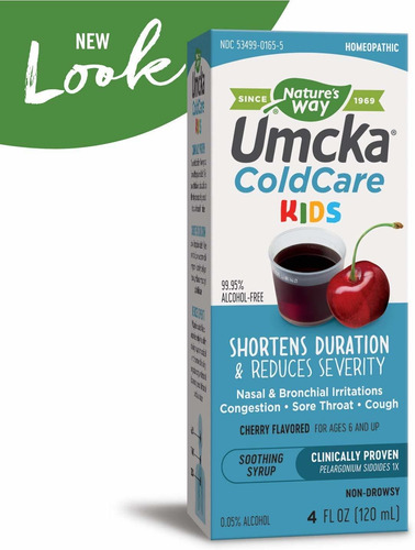 Camino Umcka Coldcare Niños Jarabe De Cereza De La Naturalez