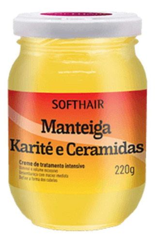 Manteiga De Karité E Ceramidas 220g - Soft Hair