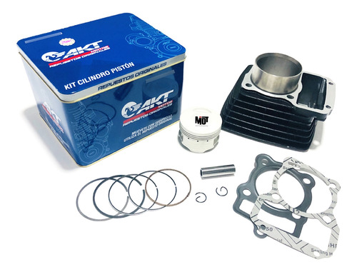  Kit Cilindro Completo Akt 125 Ttr / Ne / R3 - Original Akt