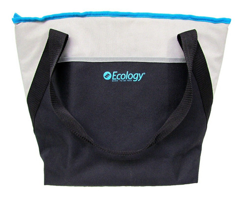 Bolsos Playeros Para Mujer Maleta Playera Ecology Termica Color Negro Diseño de la tela Poliéster