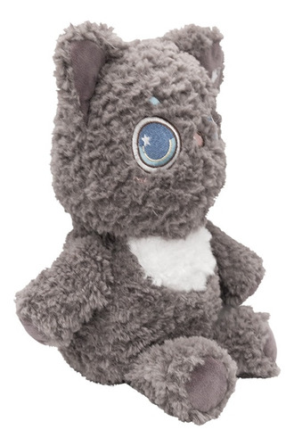 Oso De Peluche Tierno Pelaje Colorido Y Divertido Detalle Color Gris