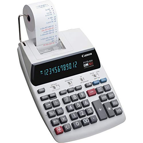 Calculadora Impresora Canon P170dh3 12 Dígitos Calculadora D