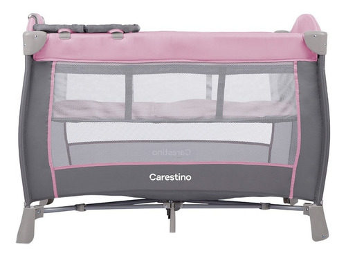 Imagen 2 de 5 de Practicuna Carestino Viena Rosa Mosquitero Y Bolso
