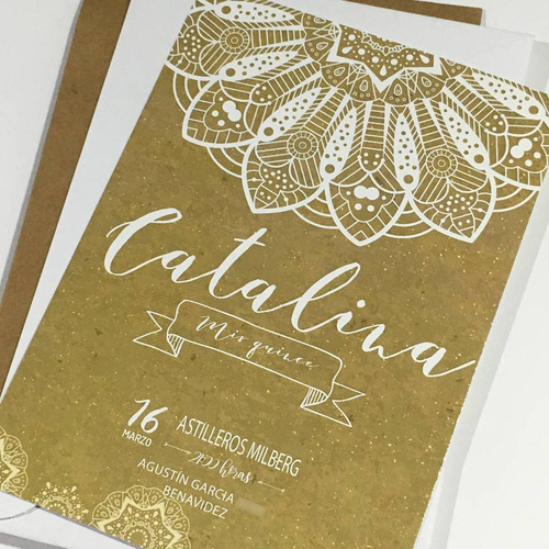 Invitaciones Tarjetas Bodas Casamientos 15 Años C/sobre X80