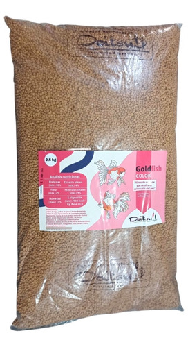 Alimento Flote Doitsu Goldfish Color 2,5kg Acuario 