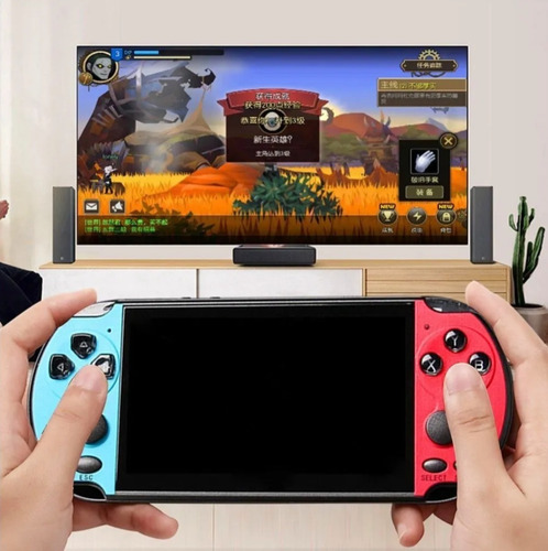 Consola Tipo Psp X7 Plus Retro Mini Portatil 2000 Juegos