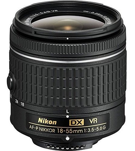 Nikon Af-p Dx Nikkor 18-55mm F / 3.5-5.6g Lente Vr Para Cama