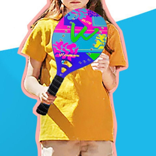 Beach Tennis Racket Professional Portátil Para Niños