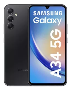 Celular Samsung A34 5g 256/8gb 48 + 8 + 5/13mp 6.6 Negro