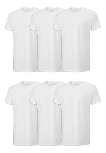 Camisetas Blancas Clásicas Con Cuello Redondo Talla Xxl