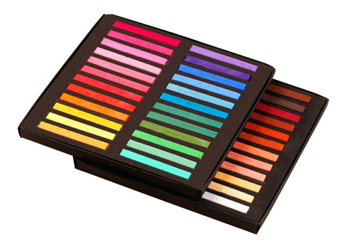Set De 48 Colores Pastel Cuadrado Artista Pastel Seco Suave