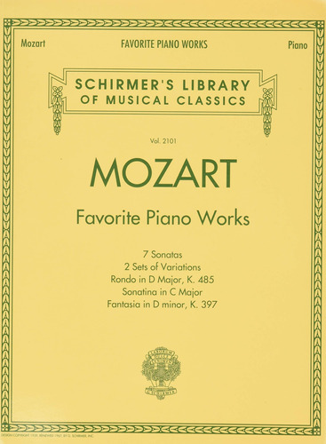 Mozart - Obras Favoritas Para Piano: Biblioteca De Clasicos