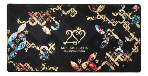 Kingdom Hearts 20 Aniversario Mouse Pad Negro 80cm X 40cm