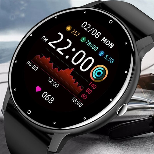 Imagen 2 de 8 de Zl02 Reloj Inteligente Smartwatch Deporte Act Cardiaca