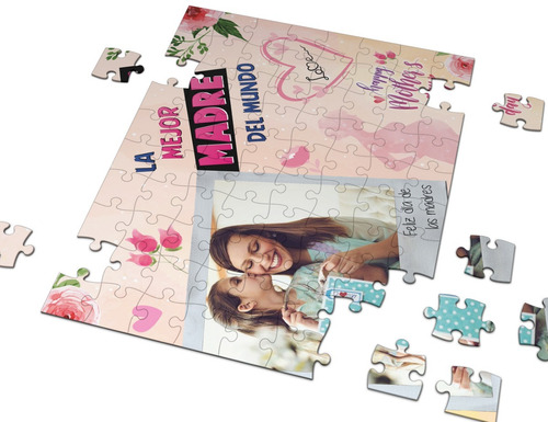 Rompecabezas Personalizado Mamá Día De Las Madres Puzzle