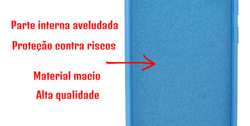 Capa Aveludada Proteção Para Redmi Poco X7 5g Silicone