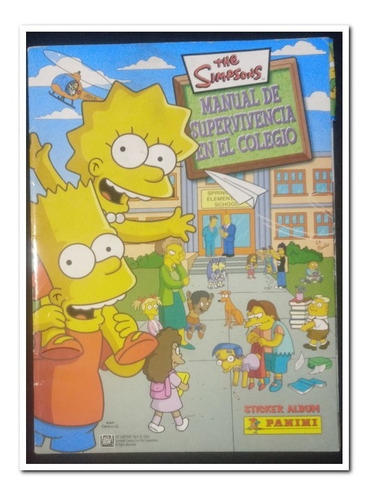 The Simpsons Manual De Supervivencia Álbum,posee 70 Laminas