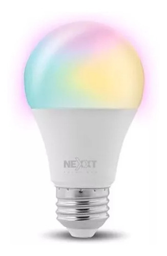 Imagen 1 de 8 de Ampolleta Led Inteligente Wifi Rgb Nexxt E27 - Revogames