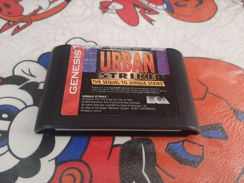 Urban Strike The Sequel To Jungle Strike De Sega Genesis