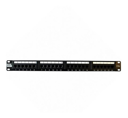 Imagem 3 de 6 de Patch Panel Sohoplus 24p Cat5e Furukawa T568a/b 24 Portas