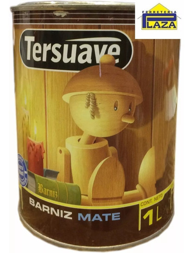 Barniz Mate Tersuave Inteior 1 Litro Madera Protector